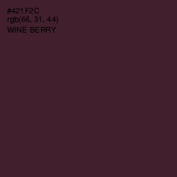 #421F2C - Wine Berry Color Image